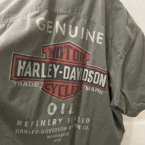 Harley Davidson Button Down